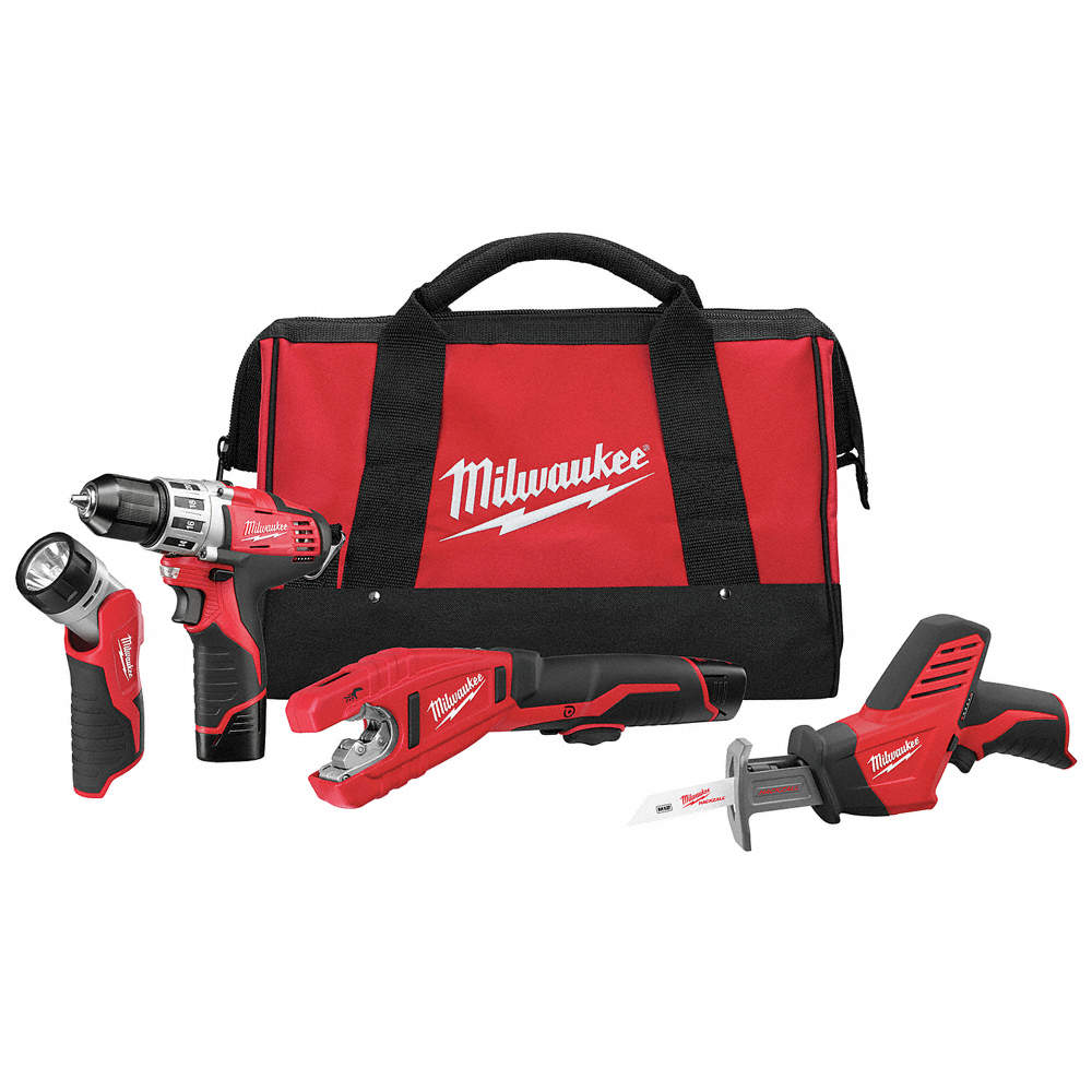 M12™ Cordless Combination Kit, 12.0 Voltage, Number o