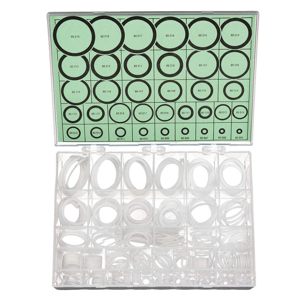 Backup Ring Assortment, PTFE, 55 Shore D SAE, Number of