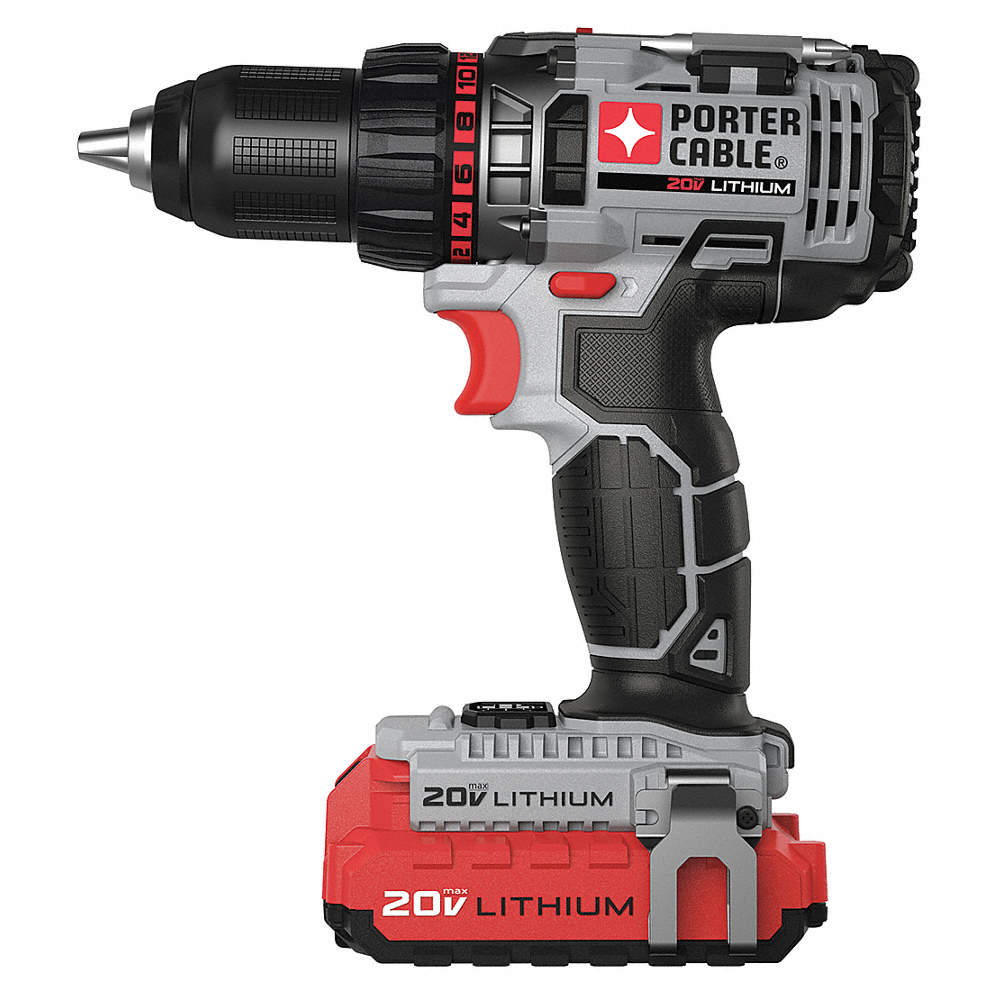 20V MAX Compact Li-Ion 1/2" Cordless Drill/Driver Kit, 
