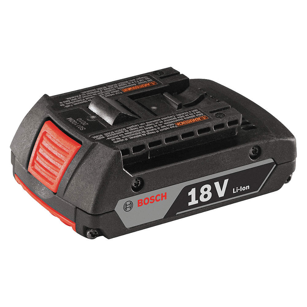 18V SlimPack Battery, Li-Ion, For Use With Bosch 18V Co