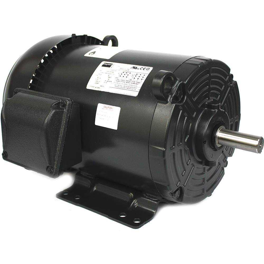 1-1/2 HP General Purpose Motor, 3-Phase, 3455 Nameplate