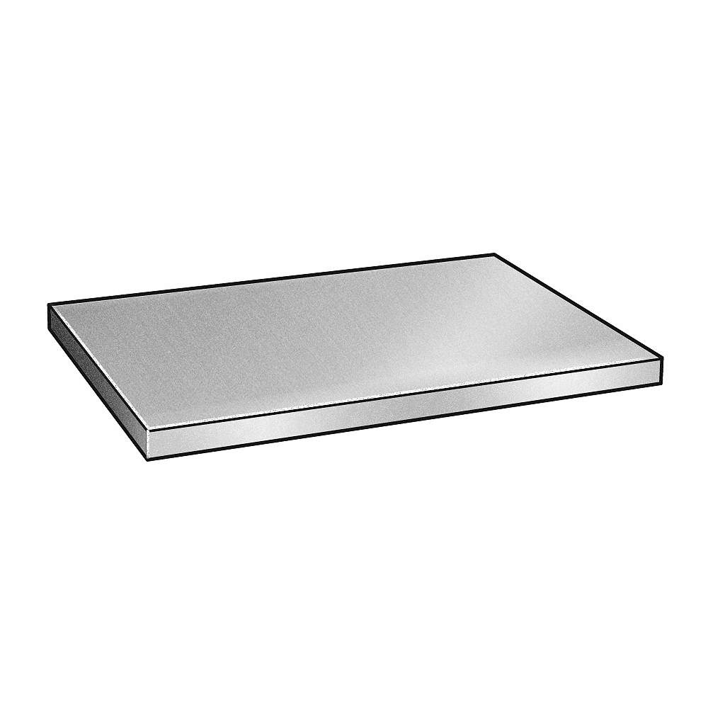 Aluminum Plate Stock, 0.125" Thickness, 24" x 48" W x L