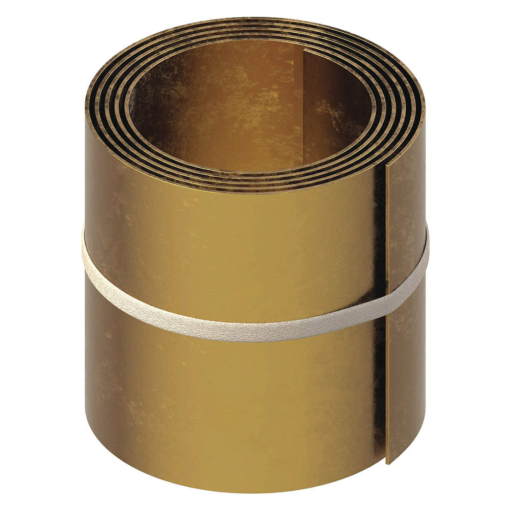 Brass Shim Stock Roll, 260 Grade, 0.0090" Thickness, ±