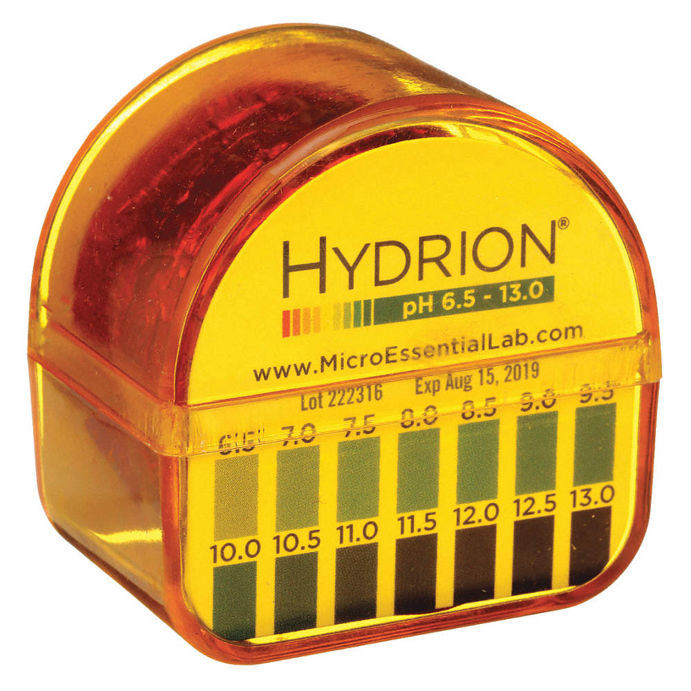 pH Paper 5 PK Testing Parameter: pH Range: 6.5 - 13.0 p