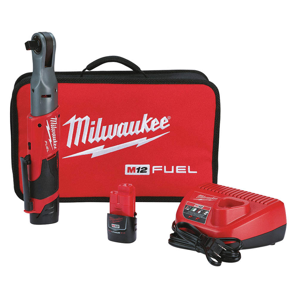 Cordless Ratchet Kit, Drive Size 1/2"