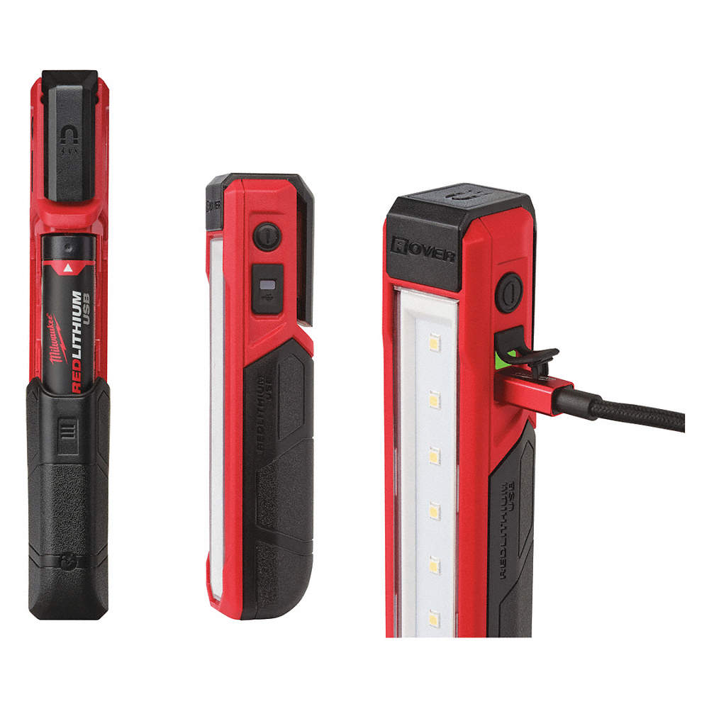 Rechargeable Floodlight, 445 lm, Red