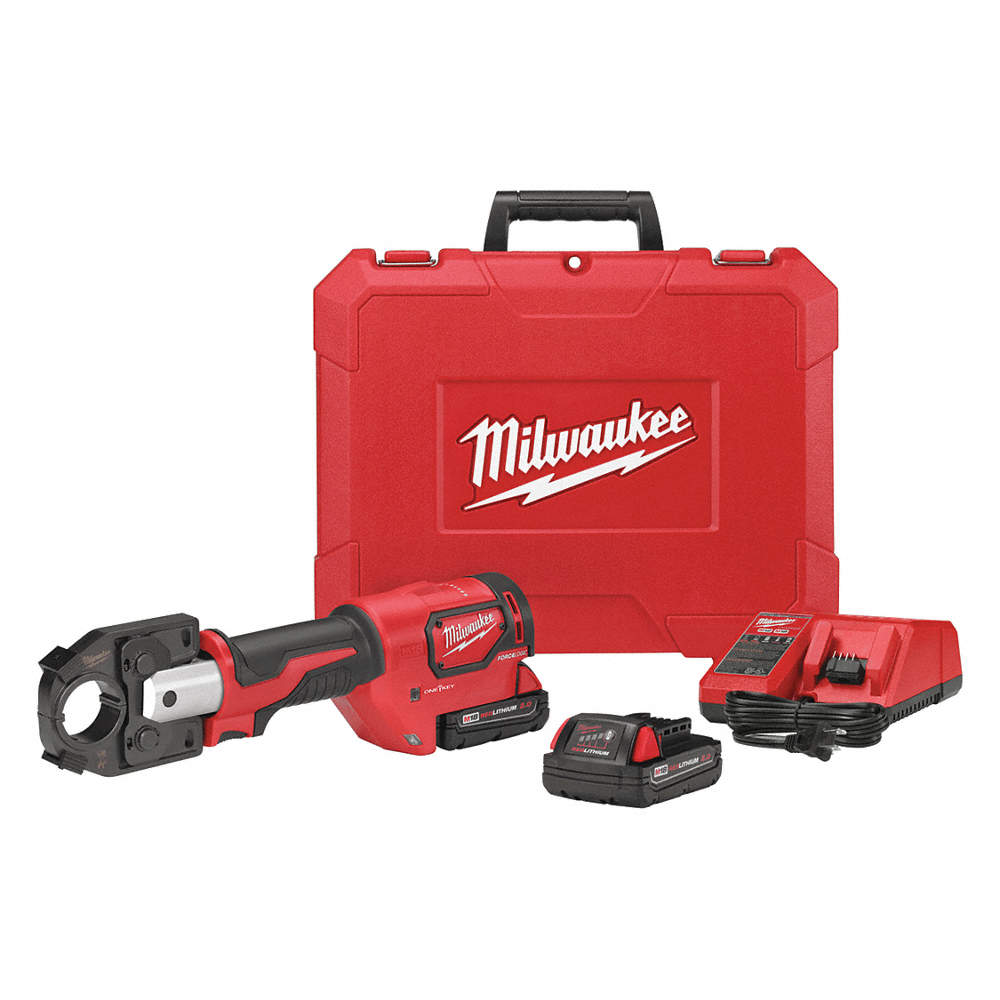 Scissor Head Cordless Crimping Tool Kit, Straight Grip,