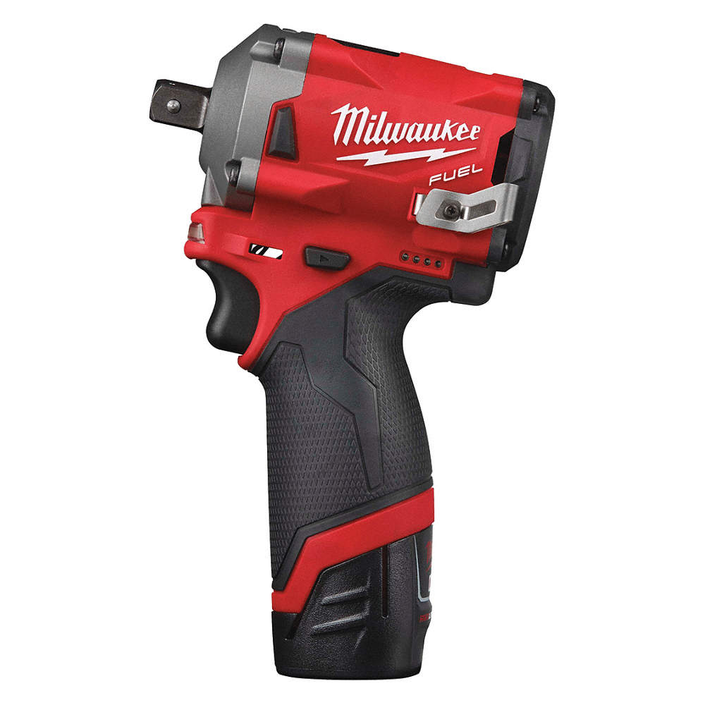 1/2" Cordless Impact Wrench Kit, 12.0 Voltage, 250 ft.-