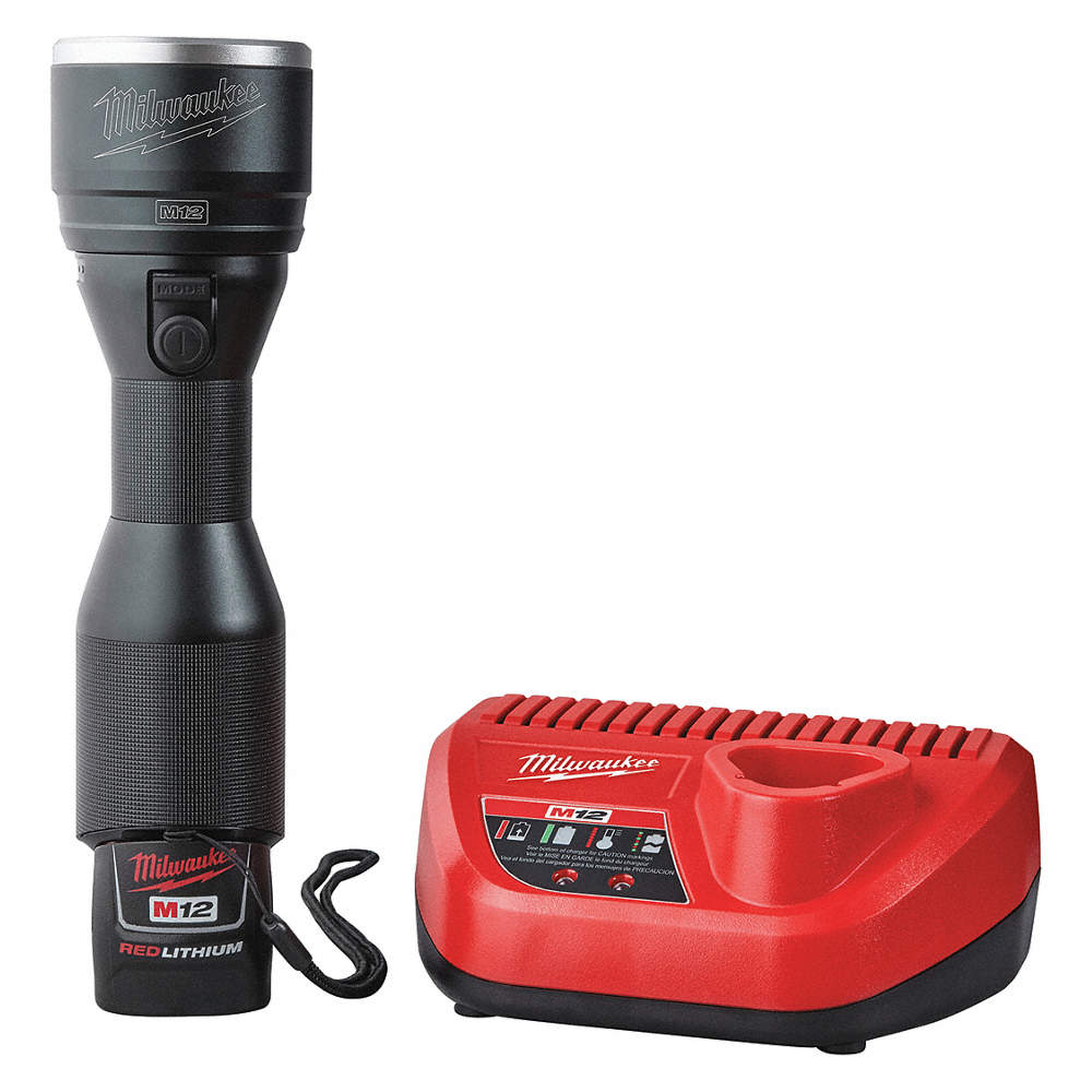 Cordless Flashlight, LED, M12 Series, 12V