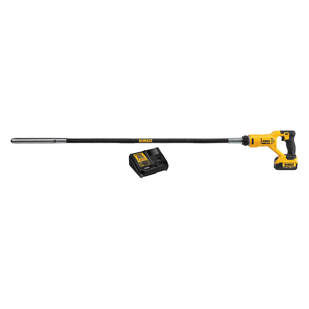 Cordless Concrete Vibrator Kit, Voltage 20.0 Li-Ion, Ba