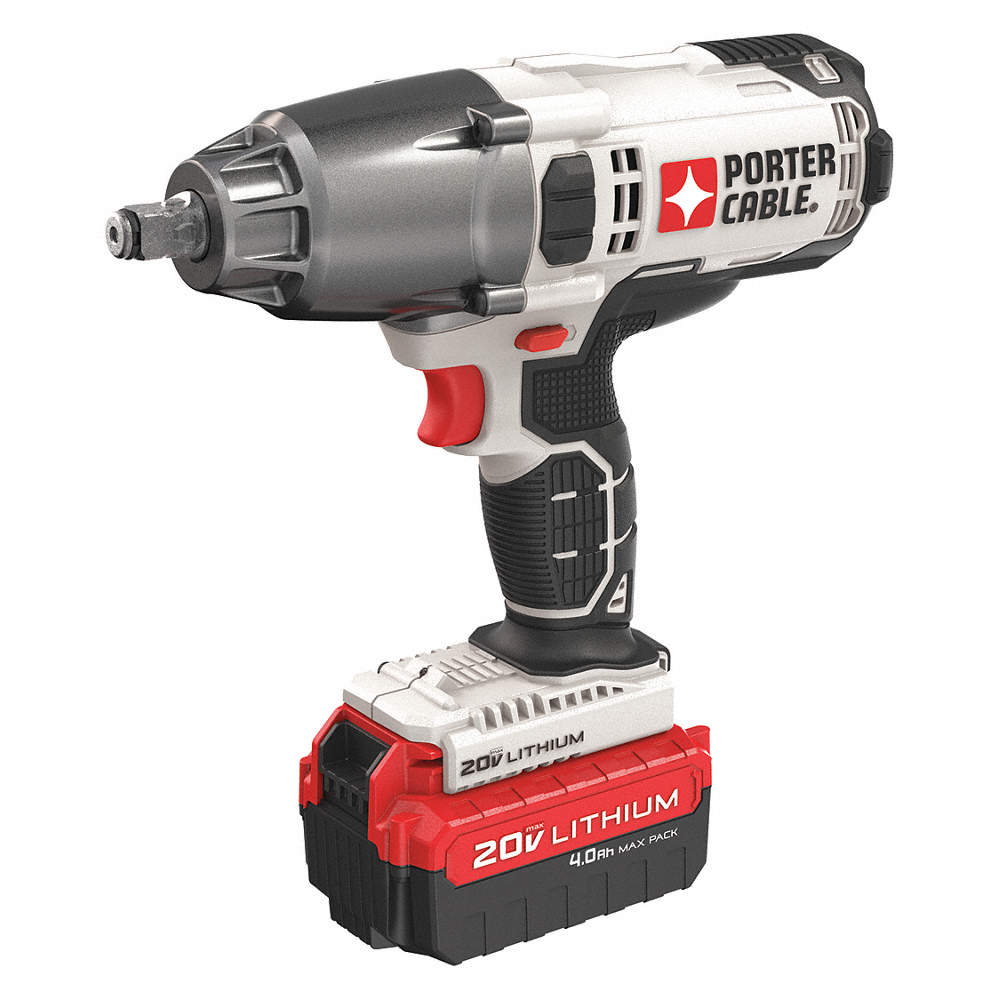 1/2" Cordless Impact Wrench, 20.0 Voltage, 330 ft.-lb. 