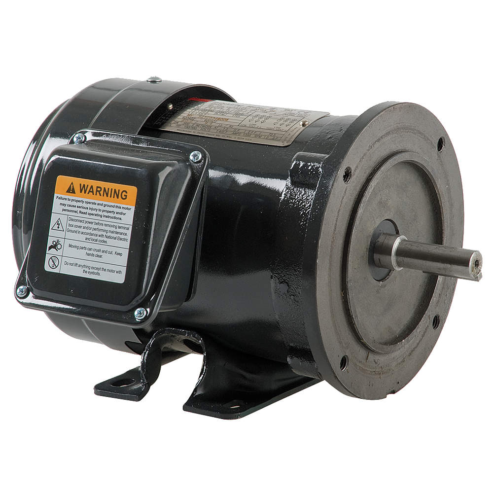 1/3 HP General Purpose Motor,3-Phase,1725 Nameplate RPM