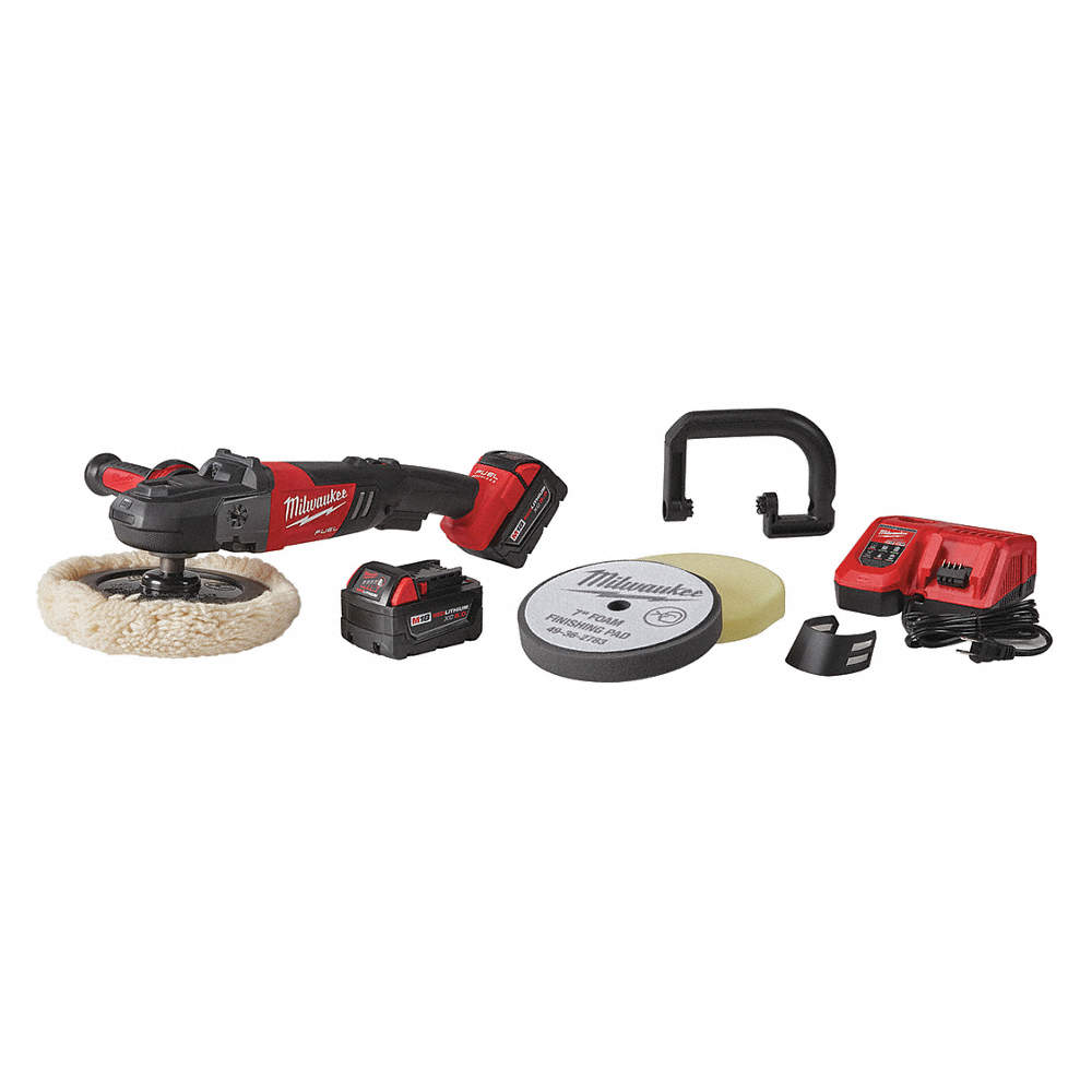 Cordless Polisher Kit, 18.0V, 19" Tool L
