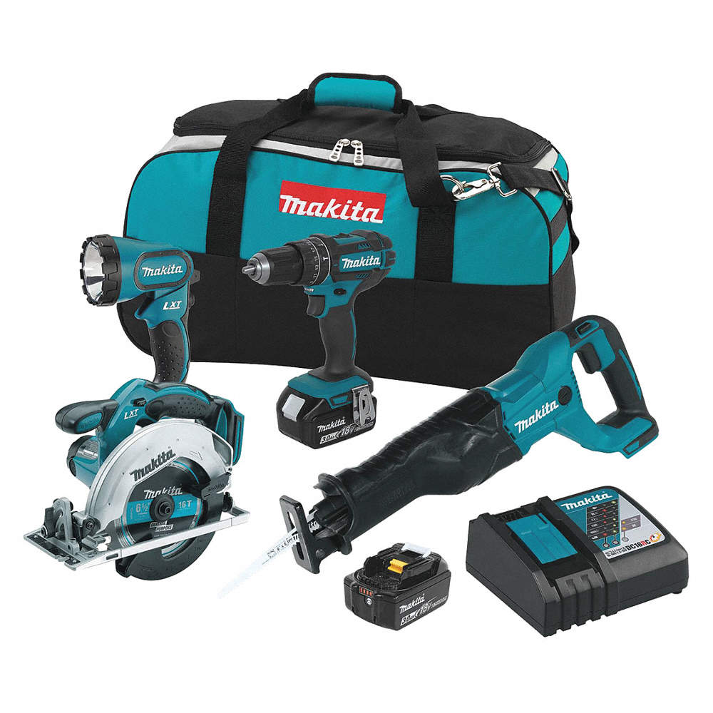 18V LXT Cordless Combination Kit, 18.0 Voltage, Number 