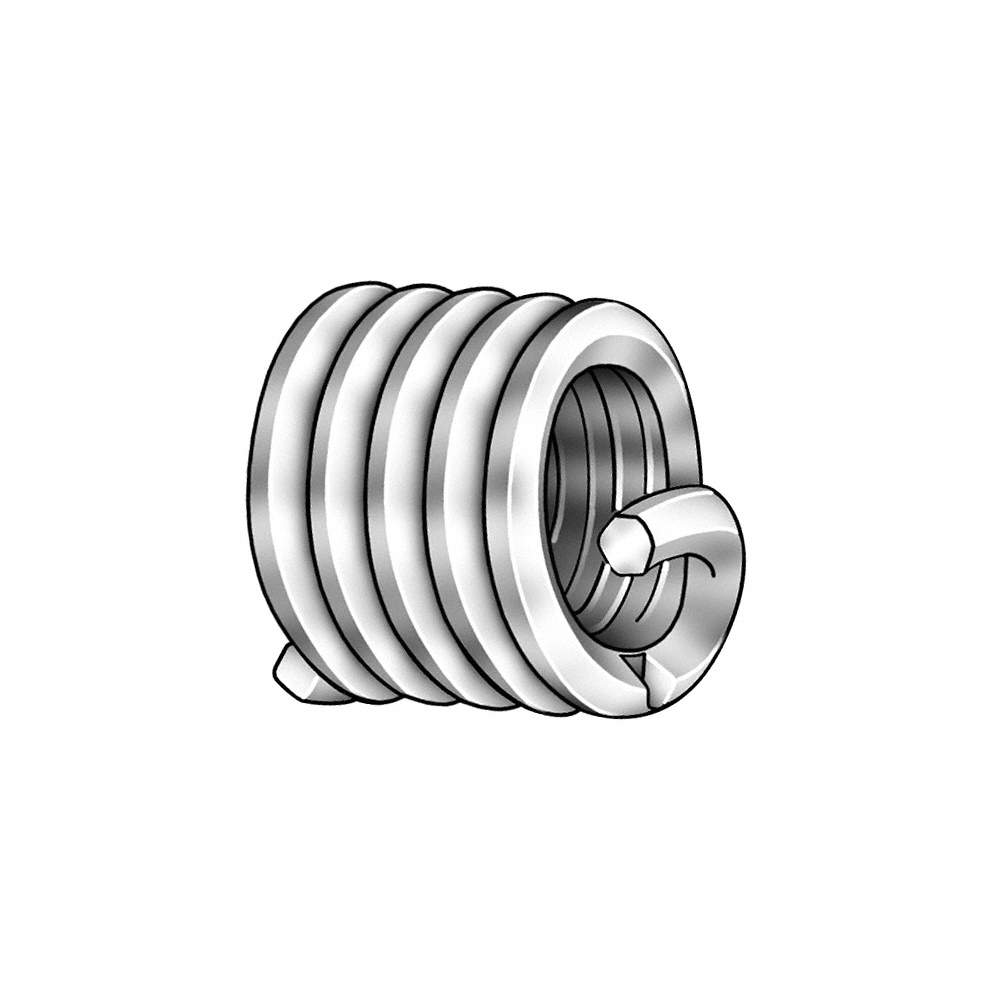 5mm 18-8 Stainless Steel Helical Insert, M2.5 x 0.45 In