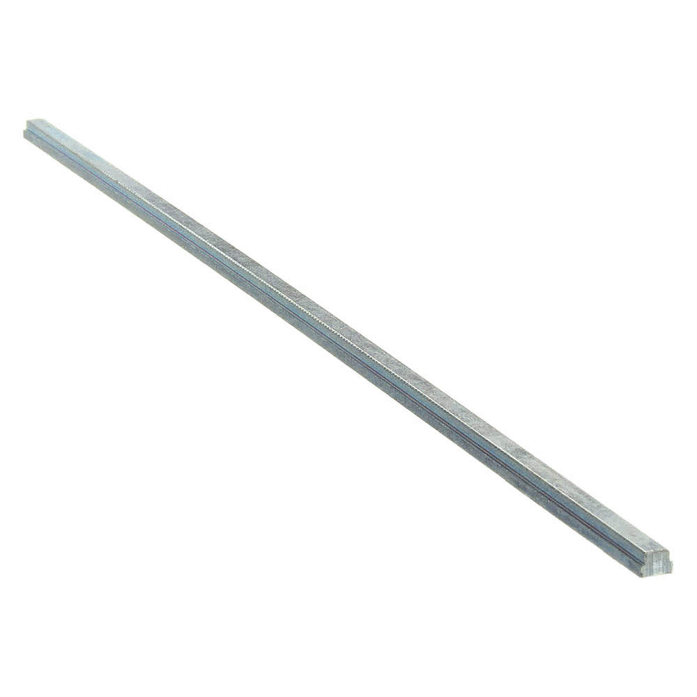 12" Medium Carbon Steel Type 2 Step Key Stock with Zinc