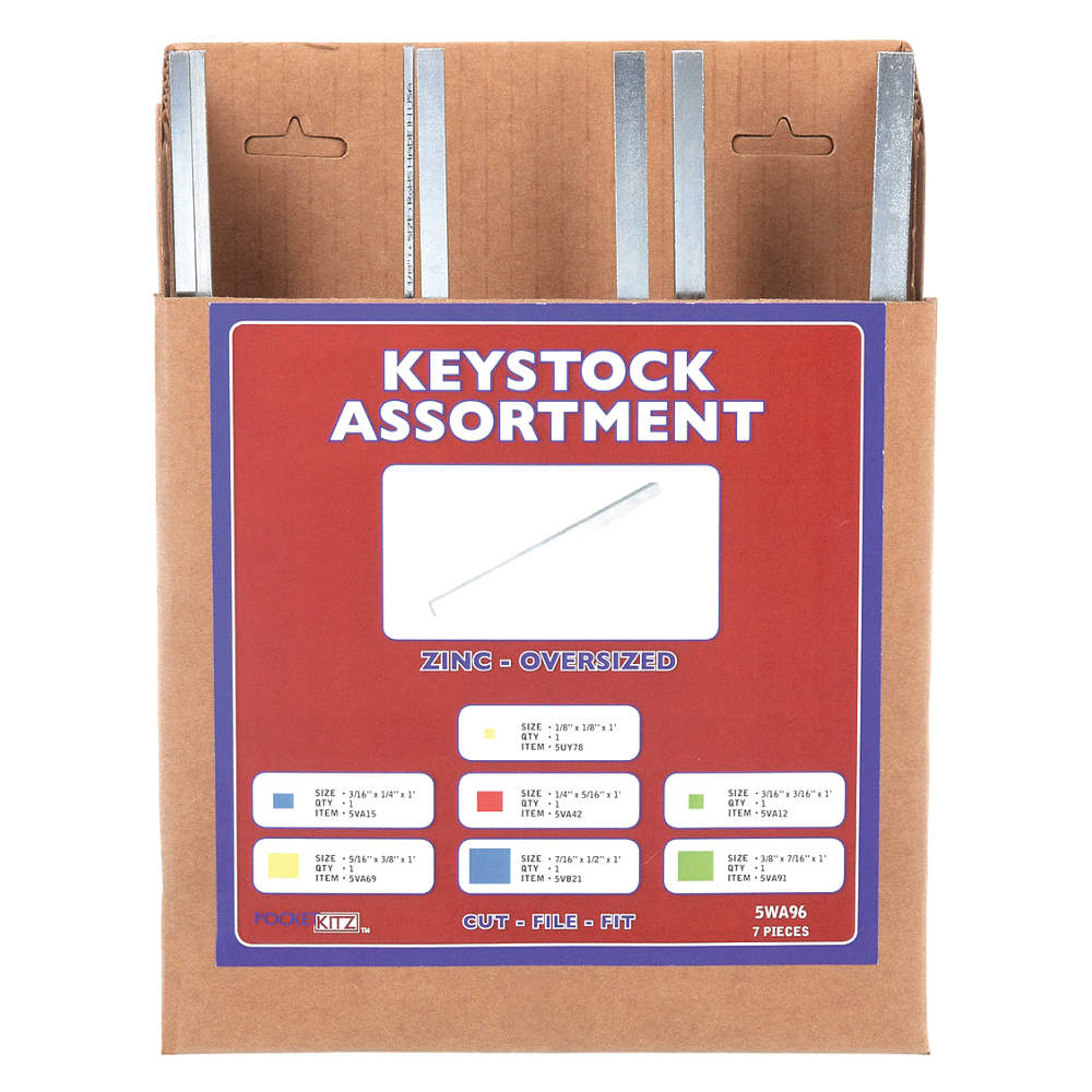 Key Stock Kit, 7 PC