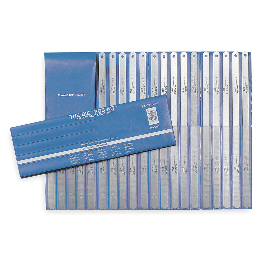 Feeler Gage Set, 20 PC