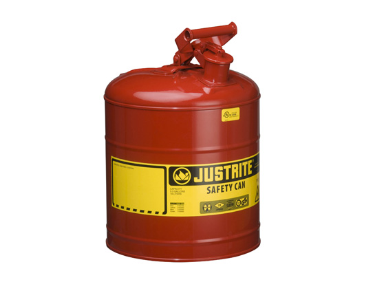 Type I Steel Safety Can for flammables, 5 gallon (19L),