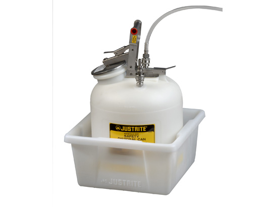 HPLC Can Spill Basin with 5-gallon spill capacity, poly