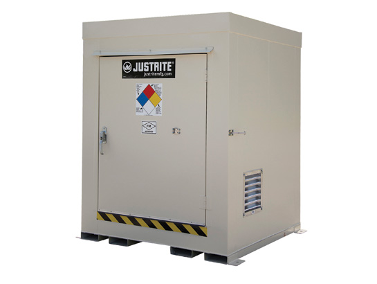 Non-Combustible Outdoor Safety Locker, 4-Drum