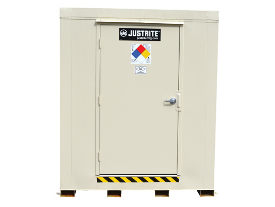 4-hour Fire-rated Outdoor Safety Locker, 6-Drum, Explos