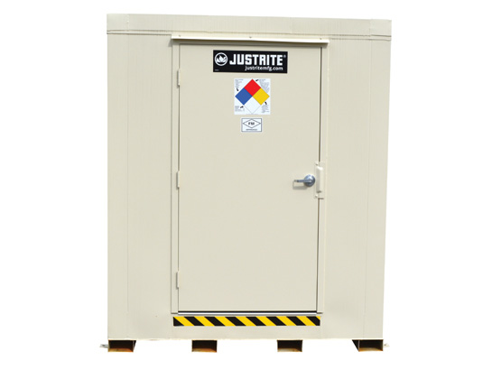 4-hour Fire-rated Outdoor Safety Locker, 9-Drum, Explos