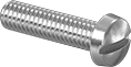 Metric Cheese Head Slotted Machine Screw
